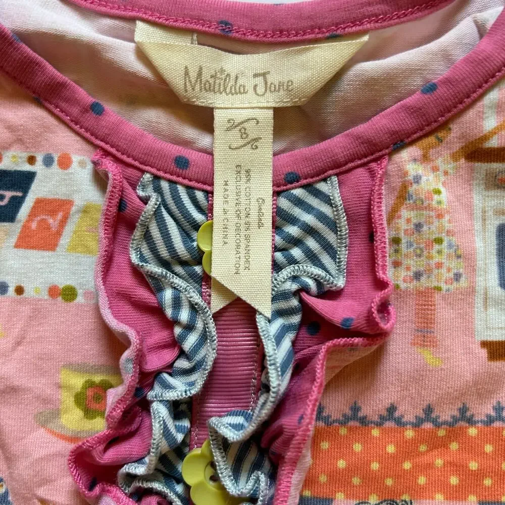 Matilda Jane Puppet Show Tunic Top 8Y